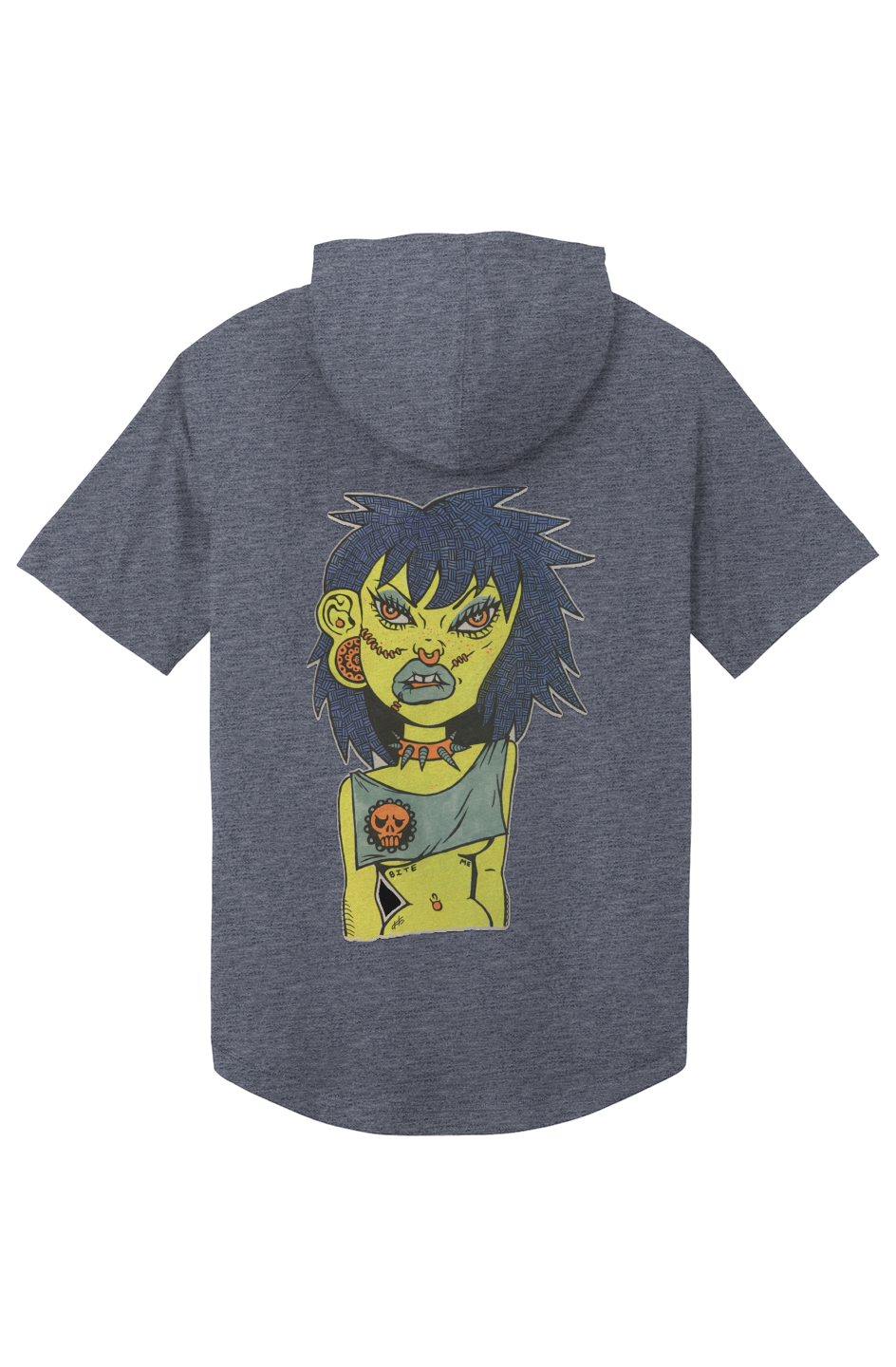 Holly Simon Posi Charge Wicking Short Sleeve Hoodie