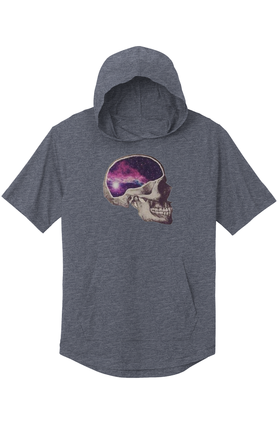 Skull Universe Posi Charge Wicking Short Sleeve Hoodie