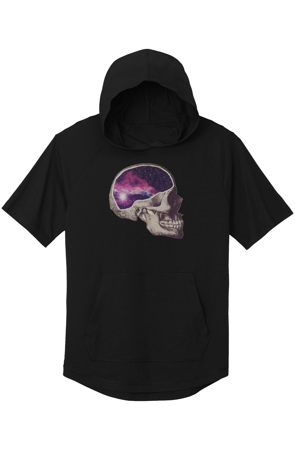 Skull Universe Posi Charge Wicking Short Sleeve Hoodie