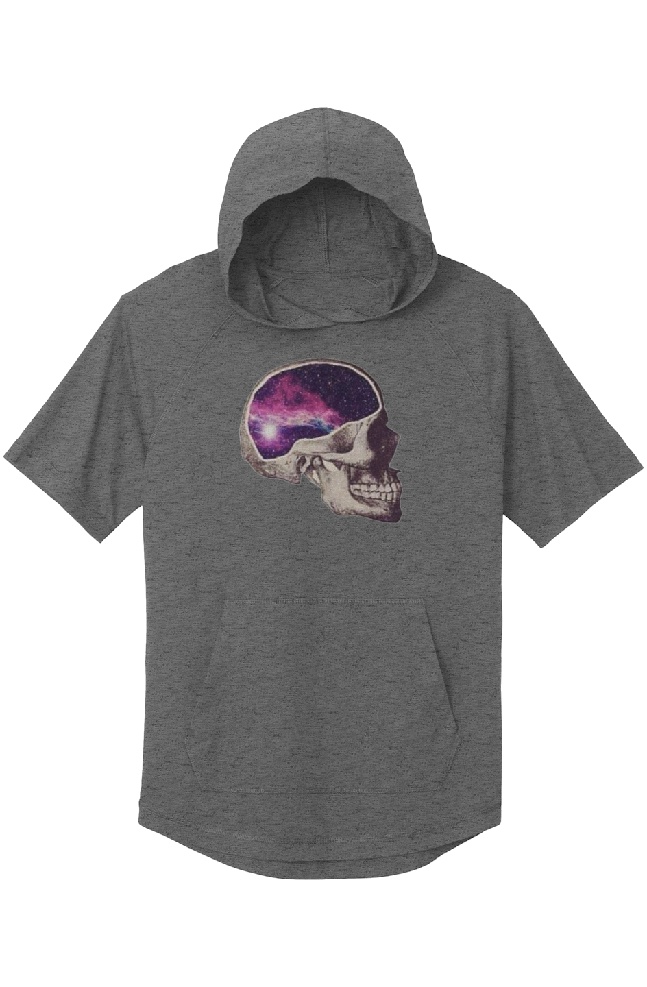 Skull Universe Posi Charge Wicking Short Sleeve Hoodie