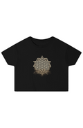 Star Mandala with roots - Crop Top